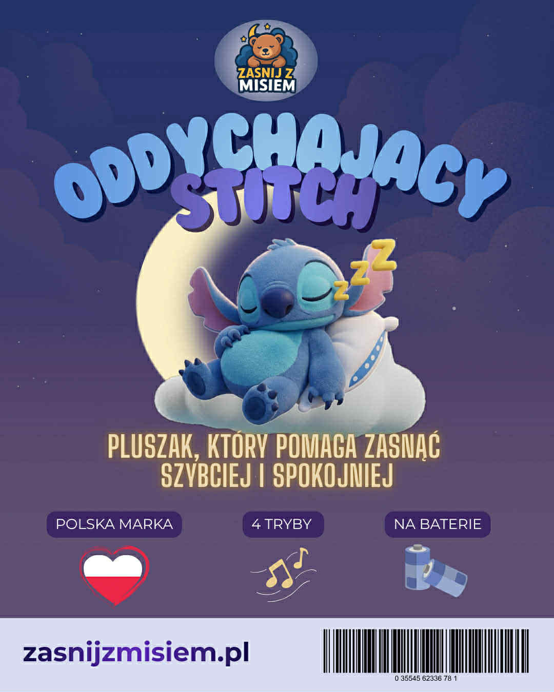 Oddychający Stitch – Twój Strażnik Snów